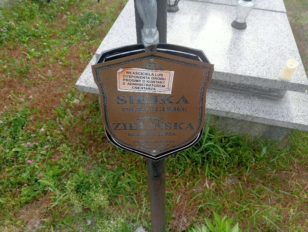 Jadwiga ZIELIŃSKA Tomaszów Lubelski - Grobonet - Wyszukiwarka osób pochowanych