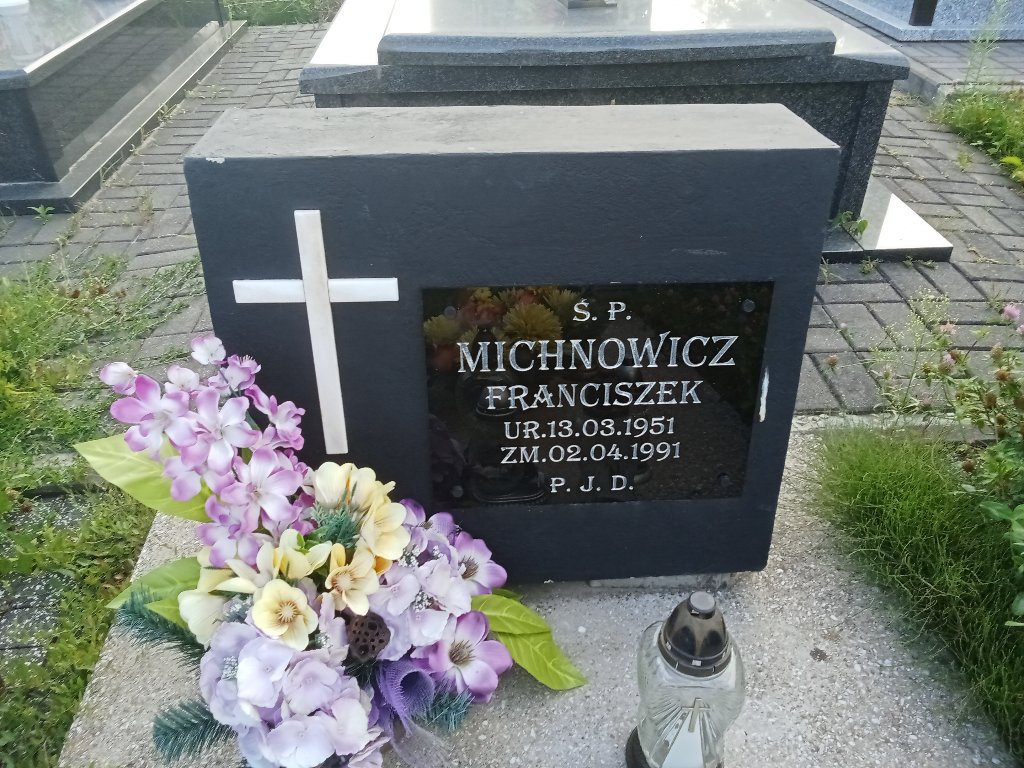 Franciszek MICHNOWICZ 1951 Tomaszów Lubelski - Grobonet - Wyszukiwarka osób pochowanych