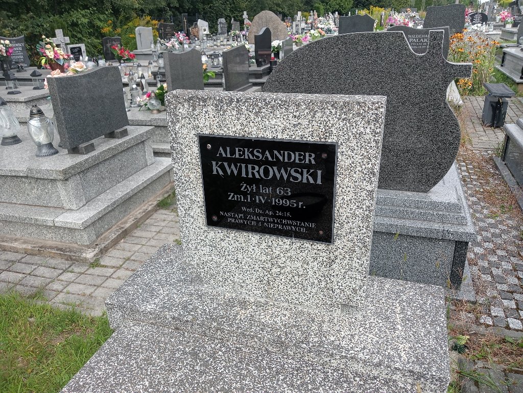 Aleksander KWIROWSKI Tomaszów Lubelski - Grobonet - Wyszukiwarka osób pochowanych