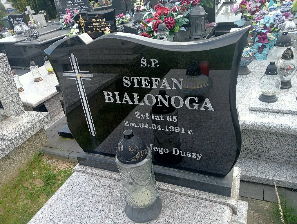 Adam BIAŁONOGA 1954 Tomaszów Lubelski - Grobonet - Wyszukiwarka osób pochowanych