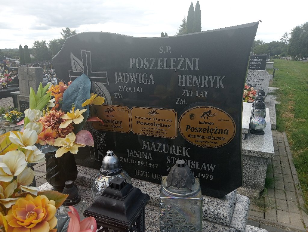 Jadwiga POSZELĘŻNA 1934 Tomaszów Lubelski - Grobonet - Wyszukiwarka osób pochowanych
