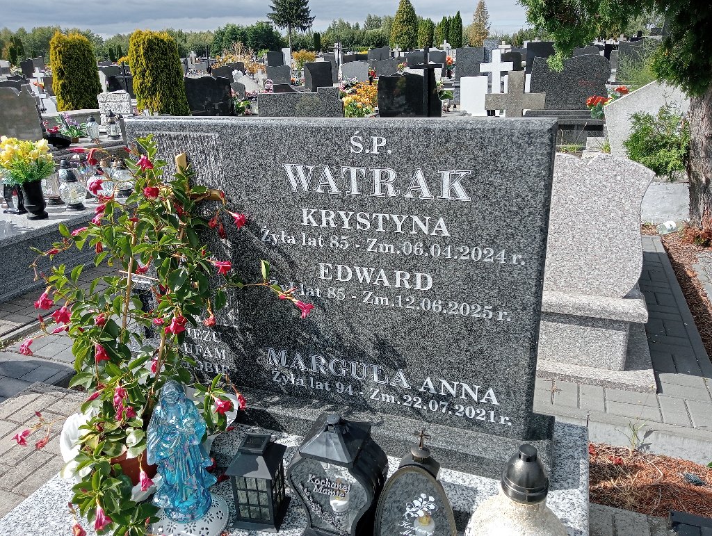 Krystyna WATRAK 1938 Tomaszów Lubelski - Grobonet - Wyszukiwarka osób pochowanych