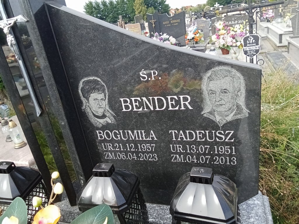 Bogumiła BENDER 1957 Tomaszów Lubelski - Grobonet - Wyszukiwarka osób pochowanych